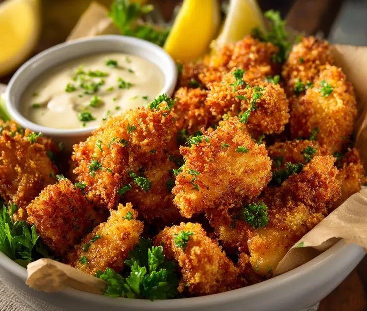 Crispy Fried Fish Bites