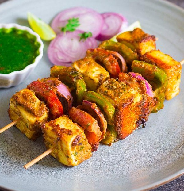 Paneer Tikka Skewers